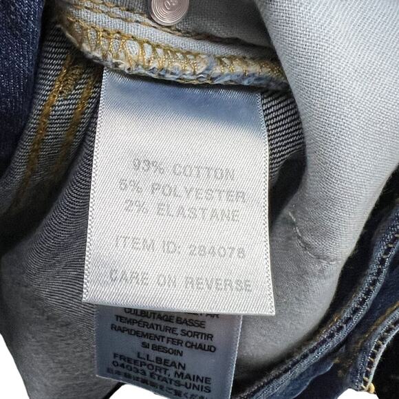 L.L. Bean Classic Fit Medium Rinse Wash Womens 16 Regular - Picture 3 of 4